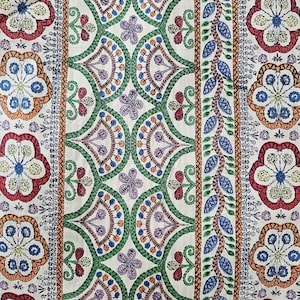 Indian handblock cotton fabric