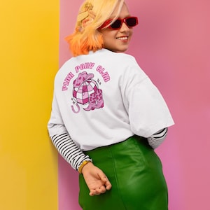 Pink Pony Club Tee, Chappell Roan, Vintage Style Clothing, Retro Graphic Tee, Fun Summer Outfit, Pink Pony Club Outfit