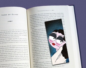 Nextlola's Dietrich illustrated bookmark (glossy finish)