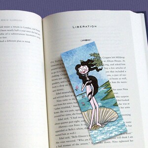 Botticelli&#39;s Venus illustrated bookmark