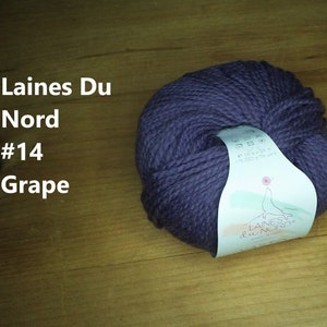Laines du Nord Vasto #14 Grape