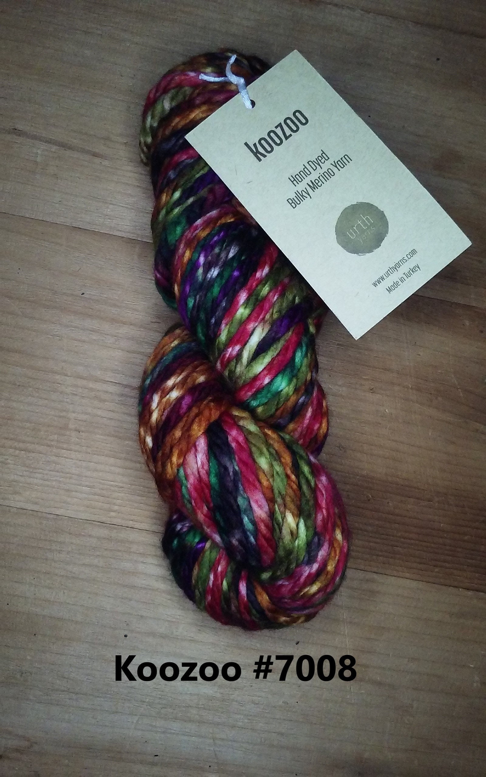 Urth Yarns Koozoo Hand Dyed Bulky Merino Yarn -  Portugal