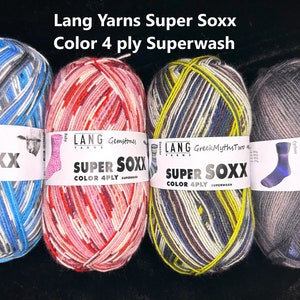 Lang Yarns Super Soxx Color4Ply Superwash