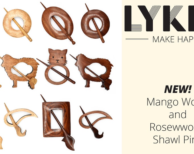 LYKKE Crafts Works Wooden Pendel, Spnnng, Rotatng Yarn Holder, Yarn