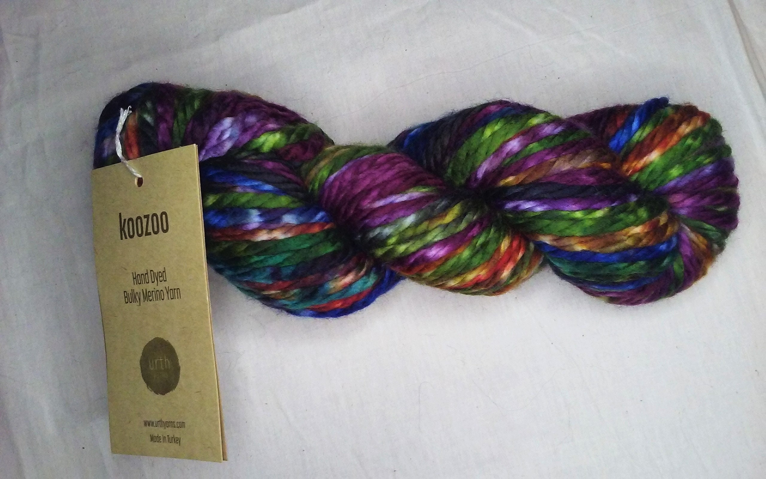 Urth Yarns Koozoo Hand Dyed Bulky Merino Yarn -  Portugal