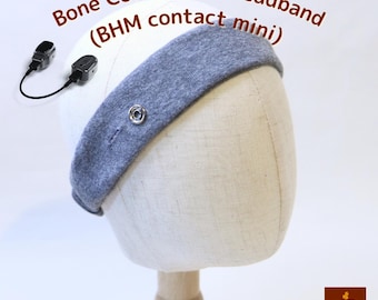 Gray / Bone Conduction Headband (BHM contact mini)