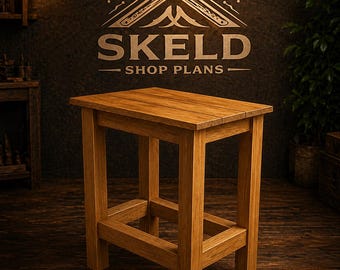 Mesita auxiliar de madera – Planos imprimibles en PDF – Proyecto de bricolaje paso a paso