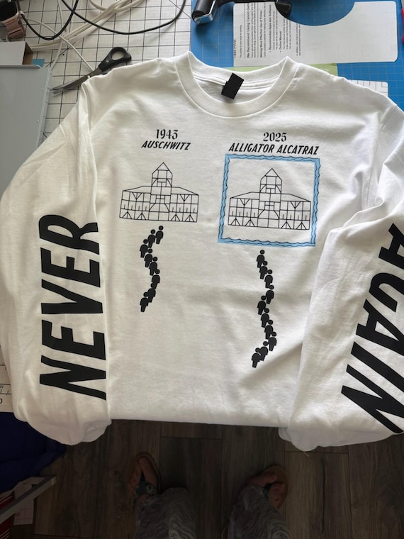 White or Black Custom Made, Never Again, Alligator Auschwitz