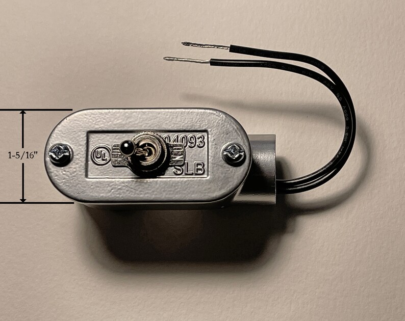 On/off Toggle Power Switch Module for Steampunk Industrial Pipe Lamp ...