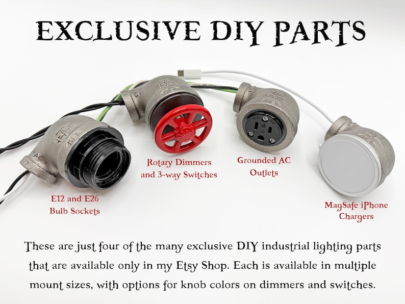 11 foot round cloth covered 18/2 power cord with polarized plug, inline switch, for DIY Steampunk Lamp making, vintage look wire parts image 12