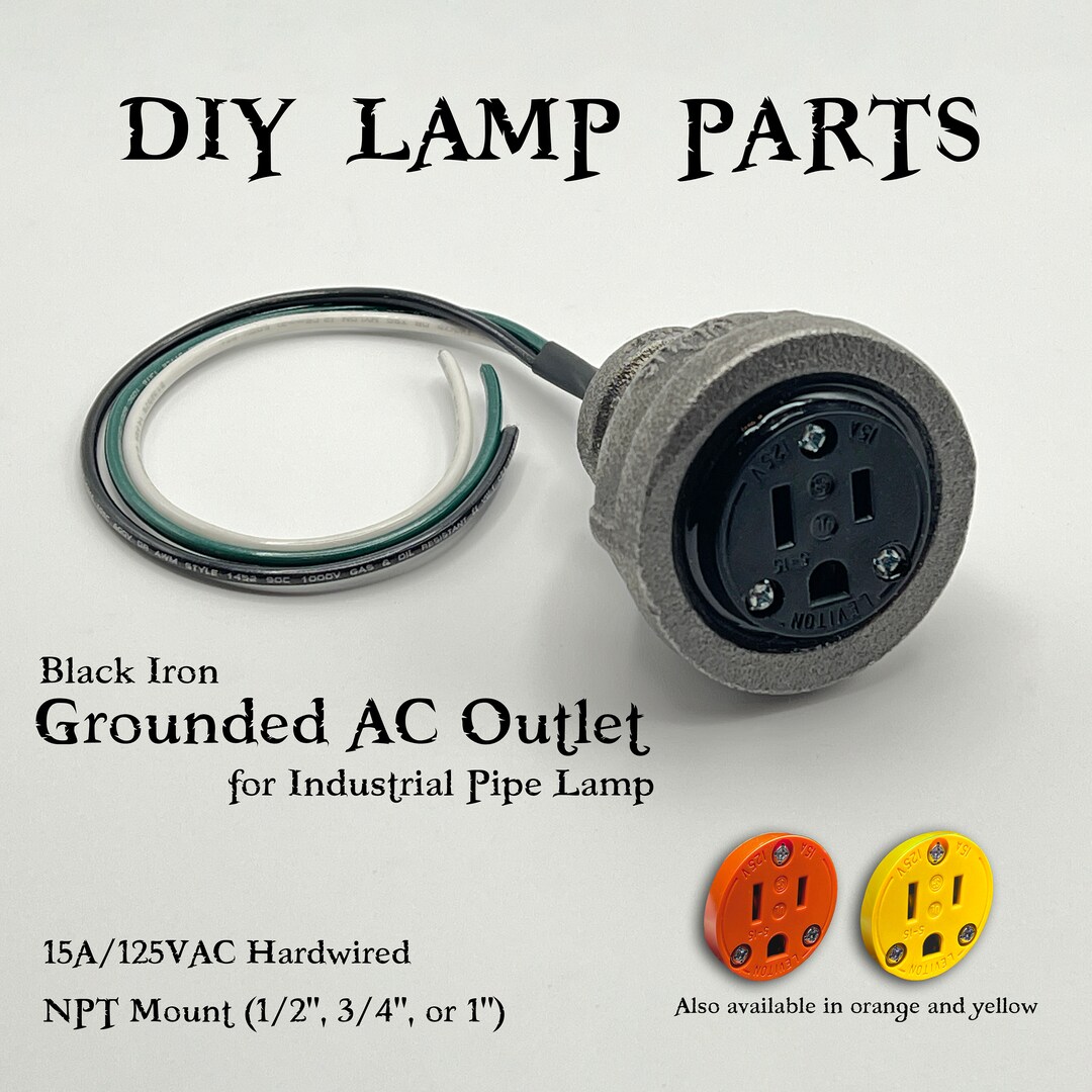 15A 125VAC Grounded Outlet Module for Steampunk Industrial Etsy 日本