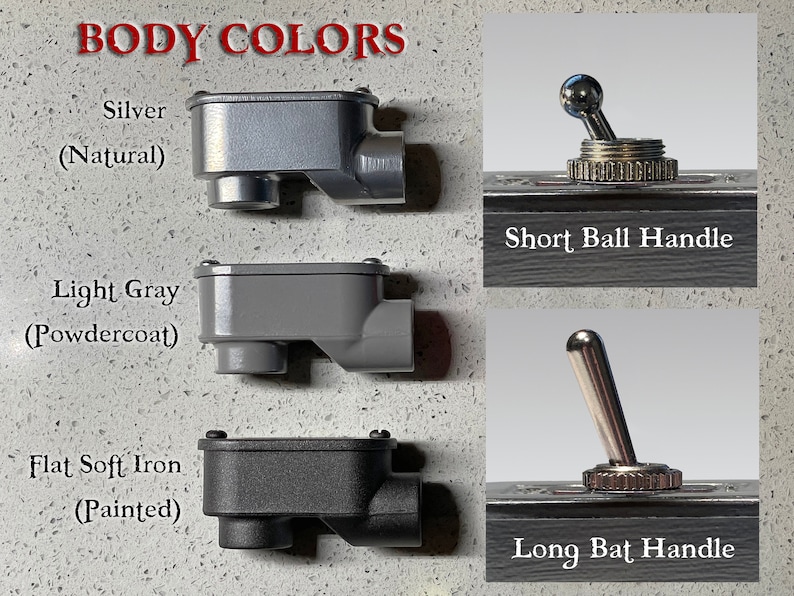 On/off Toggle Power Switch Module for Steampunk Industrial Pipe Lamp ...