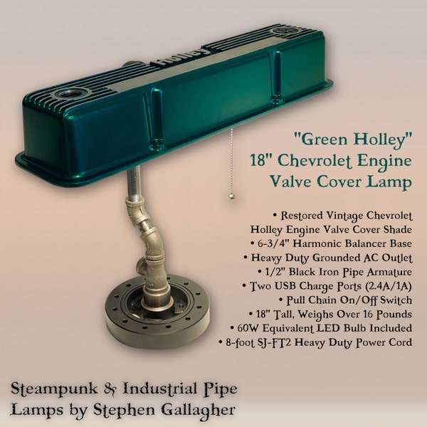 Valve Cover Lamp Etsy