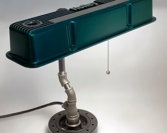 18 Chevrolet Engine Valve Cover Industrial Pipe Desk Lamp AC