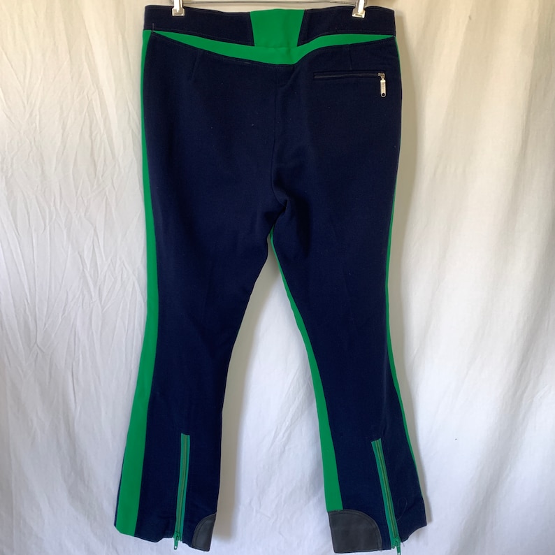 Vintage Lahco Wool Blend Stretch Ski Pants Made in Switzerland Schoeller Textil Size 36