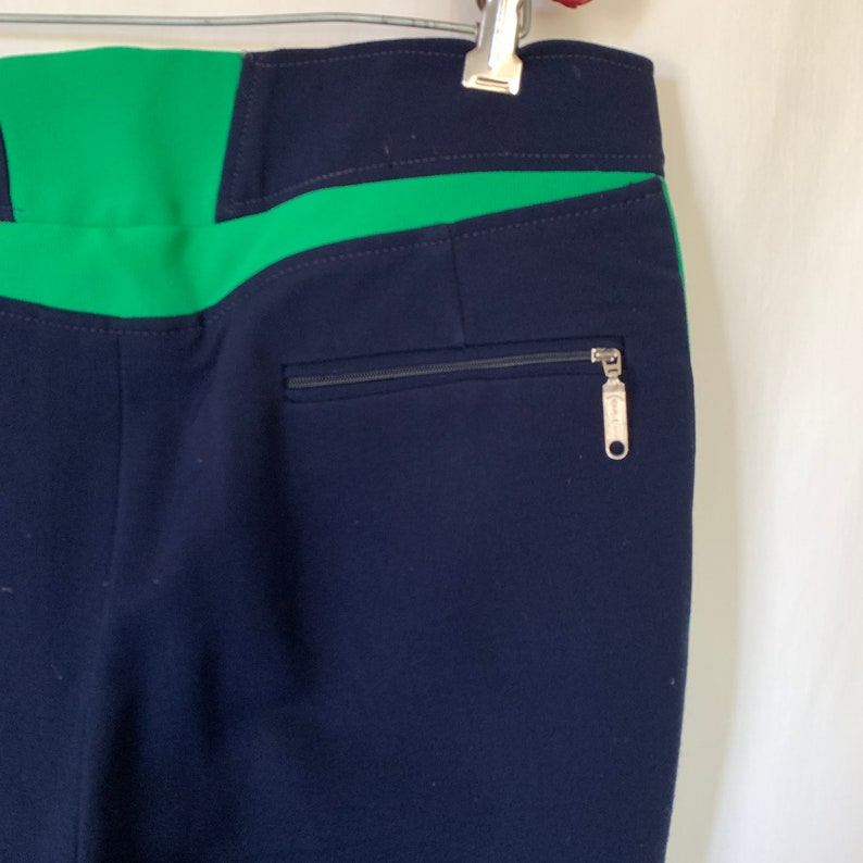 Vintage Lahco Wool Blend Stretch Ski Pants Made in Switzerland Schoeller Textil Size 36