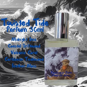 Parfum for Men and Women| Sea Driftwood, Teakwood, Oceanic Scent with Moss & Coral| Gifts for Him or Her| Cologne| Perfume