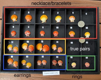 Custom Hawaiian Sunrise Shell Jewelry (*please do not purchase this listing, see description for ordering instructions)