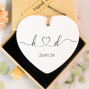Personalized gift, Thank You Gift, Ceramic Ornament, Better Gift, Friend Gift, Appreciation Gifts, Customed Sign, personalized date