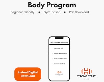 Programme de musculation complet du corps de 8 semaines axé sur les fessiers (téléchargement PDF)