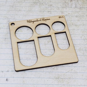 No 94 Jewelry Template. Crafting Shape Stencil. Reusable Pattern Tool. lapidary Cabochon Template. Earring Pattern.