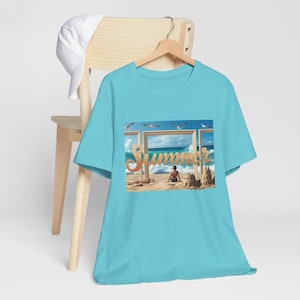 Summer Vibes Short Sleeve Tee, PNG.creator.stylish casual.Summer Shirt, Beachwear, Casual T-Shirt, Vacation Tee, Gift for Beach Lovers