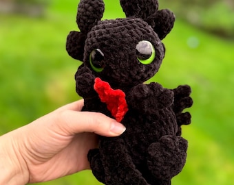 Crochet Fury, handmade amigurumi, Fury Toothless