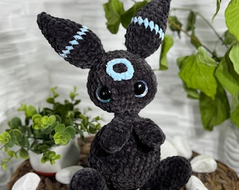 Handmade Shiny Fox Umbri-inspired plush toy