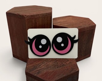 3D-printed kawaii eyes for crochet figures – safety eyes