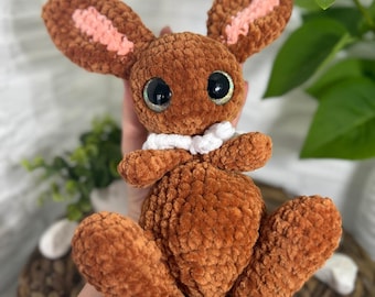 Eevee Amigurumi – Handmade Eevee Fanmade Plush Toy made from cuddly chenille