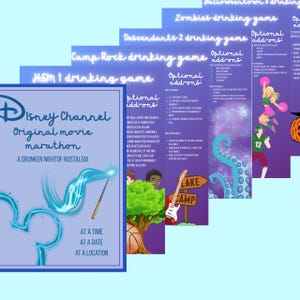 Disney Channel Original Movie Drinking Game Pack