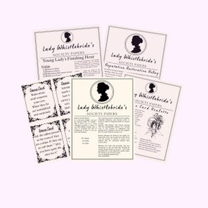 Bridgerton Themed Bachelorette Party games pack