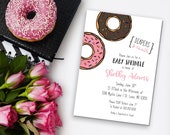 Baby Sprinkle Donut Themed Baby Shower Printable 5 x 7 Invitation