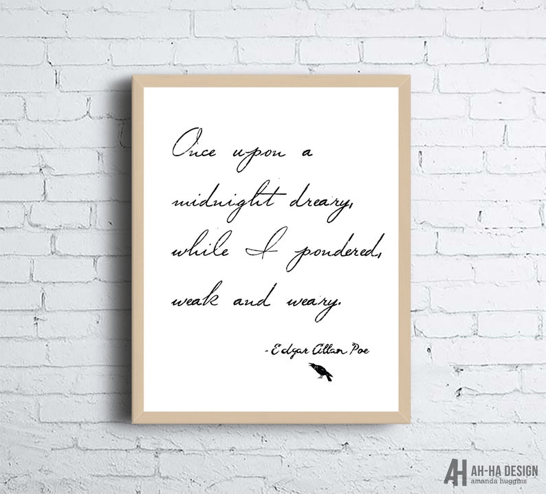 Once Upon A Midnight Dreary Edgar