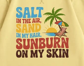 Beach Quote PNG: Retro Summer Sublimation Design (Digital Download