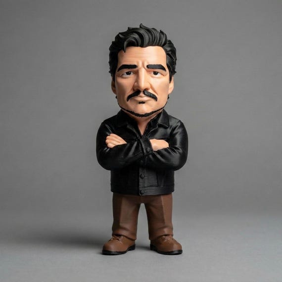 Pedro Pascal Figure | Collectible Figurine | Fan Gift