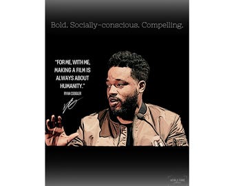 Ryan Coogler Autograph Wall Art Poster