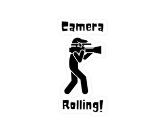 Camera Rolling! Vinyl Decals
