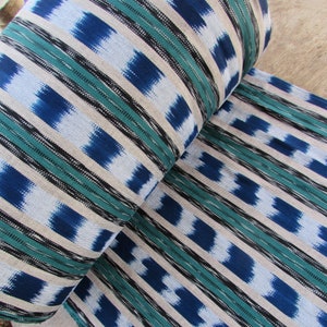 Guatemalan Fabric - Laguna Blue Ikat