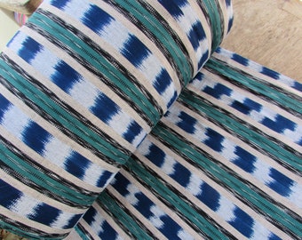 Guatemalan Fabric - Laguna Blue Ikat