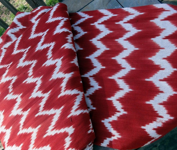 Guatemalan Ikat Earth and Sky