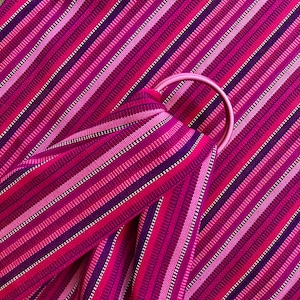Guatemalan Ikat Fabric - Azalea Pink
