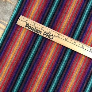 Guatemalan Fabric Montana Dark Stripe image 3