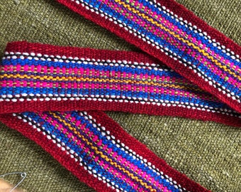 Peruvian Wool Trim - Ruby Red