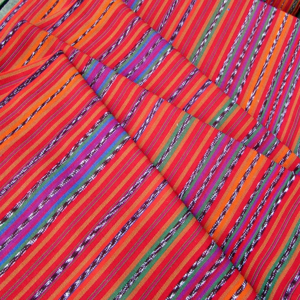 Guatemalan Fabric - Solola Red