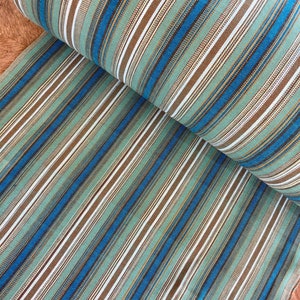 Guatemalan Ikat Fabric - Turkish Blue -Light Weight