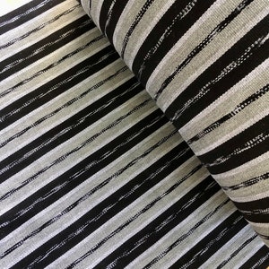 Guatemalan Fabric - Cool Gray with Black