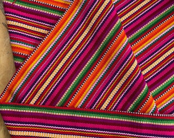 Guatemalan Ikat Fabric - Popsicle Brights