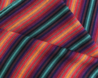 Guatemalan Fabric Montana -Dark Stripe