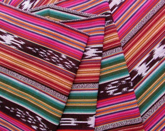 Guatemalan Ikat Fabric - Light Weight Southwestern Design